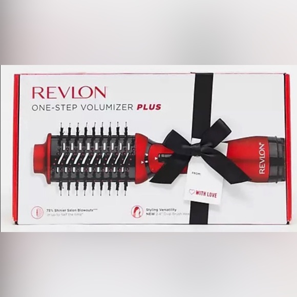 Hairdryer curling straightener Revlon one step volumizer plus Hot Air Brush NWT - Picture 4 of 4